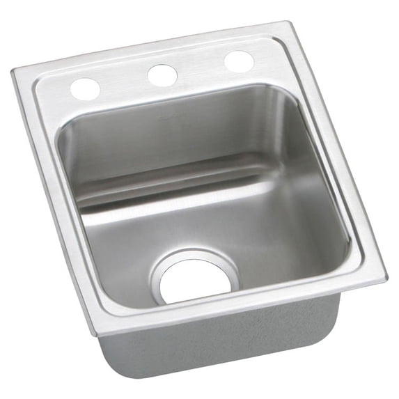 Elkay LRAD1517453 Gourmet Stainless Steel Single Bowl Sink
