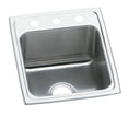 thumbnail image 1 of Elkay Lustertone Classic Stainless Steel 15" x 22" x 6", MR2-Hole Single Bowl Drop-in ADA Sink, 1 of 7
