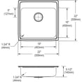 thumbnail image 1 of Elkay Lrad222255-Cu Lustertone 22" Copper Drop In Lavatory Sink - 1 Hole, 1 of 4