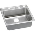 thumbnail image 1 of Elkay, LRADQ2222600 , 18 Gauge Stainless Steel 22" x 22" x 6" Single Bowl Drop-in Kitchen Sink, Sinks, 1 of 6