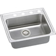 thumbnail image 1 of Elkay LRAD2521550 18 Gauge Stainless Steel 25 x 21. 25 x 5. 5 inch Single Bowl Kitchen Sink, 1 of 6