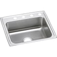 thumbnail image 1 of Elkay LRAD2521604 Gourmet (Lustertone) Stainless Steel Single Bowl Top Mount Sink, 1 of 7