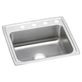 thumbnail image 1 of Elkay LRAD252165MR2 18 Gauge Stainless Steel 25 x 21. 25 x 6. 5 inch Single Bowl Top Mount Kitchen Sink - 2 Hole Middle &, 1 of 7