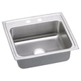 thumbnail image 1 of Elkay LRAD2521652 Lustertone Classic 25 x 21-1/4 x 6-1/2 Single Bowl Drop-in ADA Sink, 2 Holes, Stainless, 1 of 7