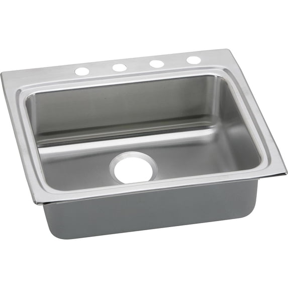 SS 25x22x6 Single Drop-in ADA Sink