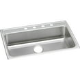 thumbnail image 1 of Elkay LRAD3122551 Elkay Lustertone Stainless Steel 31" x 22" x 5-1/2", Single Bowl Top Mount ADA Sink, 1 of 7