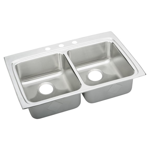 Elkay LRAD3322650 Double Bowl Sink