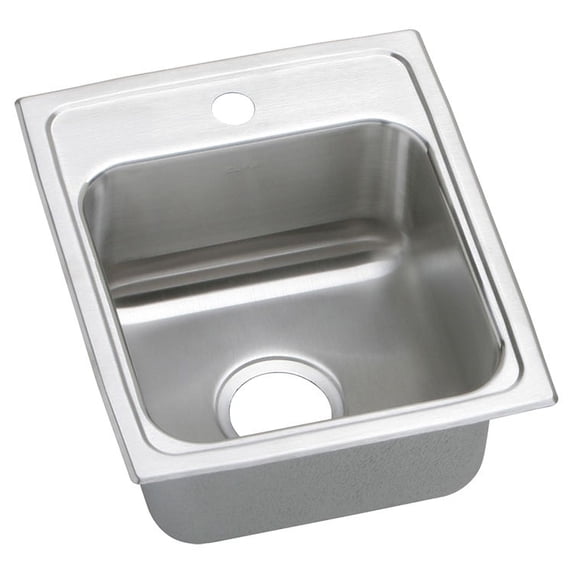 Elkay LRADQ1517651 Gourmet Stainless Steel Single Bowl Sink