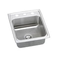 thumbnail image 1 of Elkay LRAD1522-65-3 3-Hole ADA Compliant 6.5" Deep 1-Bowl Kitchen Sink, 1 of 7