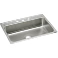 thumbnail image 1 of Elkay Lustertone Stainless Steel 31" x 22" x 7-5/8", Single Bowl Top Mount Sink, 1 of 7