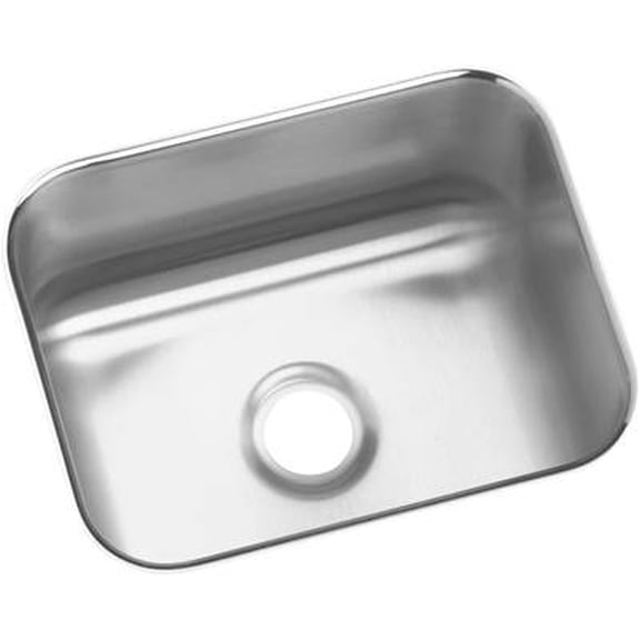 Elkay Lustertone Classic Stainless Steel 14-1/2" x 11-3/4" x 7", Single Bowl Undermount Bar Sink