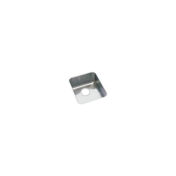 Elkay Lustertone Classic Stainless Steel, 18-1/2" x 18-1/2" x 5-3/8", Single Bowl Undermount ADA Sink