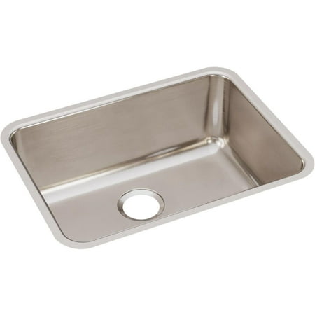Elkay Lustertone Classic Stainless Steel 25-1/2" x 19-1/4" x 10", Single Bowl Undermount Sink