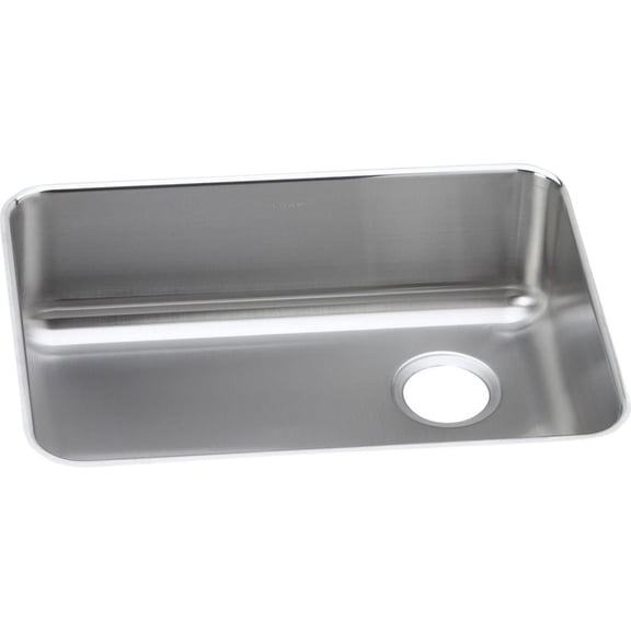 Elkay Lustertone Classic Stainless Steel 25-1/2" x 19-1/4" x 8", Single Bowl Undermount Sink