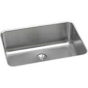 Elkay Lustertone Classic Stainless Steel 26-1/2" x 18-1/2" x 10", Single Bowl Undermount Sink with Perfect Drain