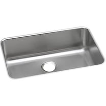 Elkay Lustertone Classic Stainless Steel 26-1/2" x 18-1/2" x 8", Single Bowl Undermount Sink