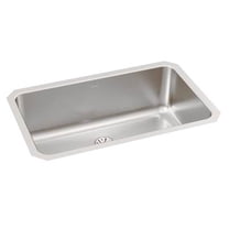Elkay Lustertone Classic Stainless Steel 30-1/2" x 18-1/2" x 10", Single Bowl Undermount Sink with Perfect Drain