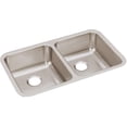 thumbnail image 1 of Elkay Lustertone Classic Stainless Steel 30-3/4" x 18-1/2" x 7-7/8", Equal Double Bowl Undermount Sink, 1 of 2