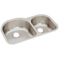 thumbnail image 1 of Elkay Lustertone Classic Stainless Steel 31-1/4" x 20" x 7-1/2", Offset 60/40 Double Bowl Undermount Sink, 1 of 7