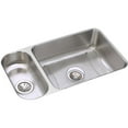 thumbnail image 1 of Elkay Lustertone Classic Stainless Steel 32-1/4" x 18-1/4" x 7-3/4", 30/70 Double Bowl Undermount Sink Kit, 1 of 2