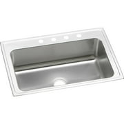 Elkay Lustertone Classic Stainless Steel 33" x 22" x 10-1/8", Single Bowl Drop-in Sink