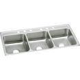 thumbnail image 1 of Elkay Lustertone Classic Stainless Steel 46" x 22" x 7-5/8", Triple Bowl Drop-in Sink, 1 of 2