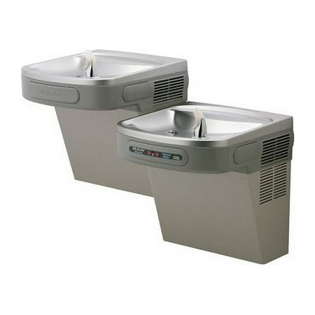 Elkay Lzostl8c 8 Gph Ada Wall Mount Bi-Level Filtered Hands Free Cooler - Stainless Steel