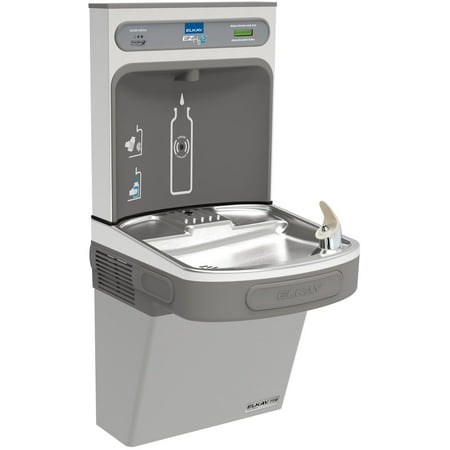 Elkay Lzsg8wsk Ezh2o Wall Mounted Drinking Fountain And Hands Free Bottle Filling Station