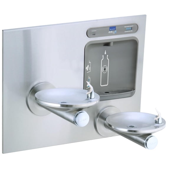 Elkay LZWS-EDFPBM117K Ezh2o 8Gph Wall Mount Bi-Level Bottle Filling Station - Stainless