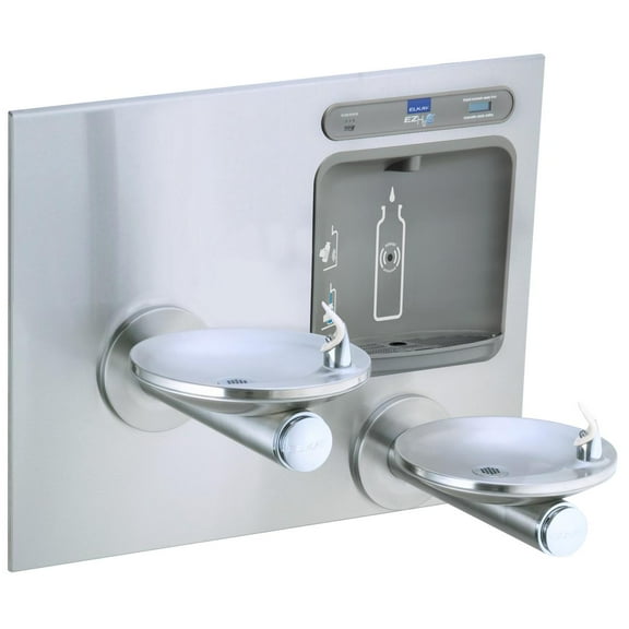 Elkay Lzws-Edfpbm117k Ezh2o 8Gph Wall Mount Bi-Level Bottle Filling Station - Stainless