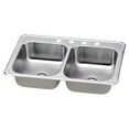 thumbnail image 1 of Elkay NBC33224 Neptune 33-by-22-by-7-Inch Double Bowl Kitchen Sink, Stainless Steel, 1 of 1