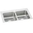 thumbnail image 1 of Elkay Celebrity Stainless Steel 33" x 22" x 7-1/2", 1-Hole Equal Double Bowl Drop-in Sink, 1 of 5