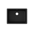 thumbnail image 1 of Elkay Quartz Classic 24-5/8" x 18-1/2" x 9-1/2", Single Bowl Undermount Sink, Black, 1 of 2