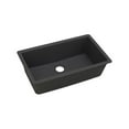 thumbnail image 1 of Elkay Quartz Classic 33" x 18-7/16" x 9-7/16", Single Bowl Undermount Sink, Black Black, 1 of 7