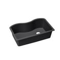 thumbnail image 1 of Elkay Quartz Classic 33" x 20" x 9-1/2", Single Bowl Undermount Sink, Black, 1 of 7