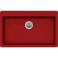 thumbnail image 1 of Elkay Quartz Luxe 33" x 20-7/8" x 9-7/16", Single Bowl Drop-in Sink, Maraschino, 1 of 5
