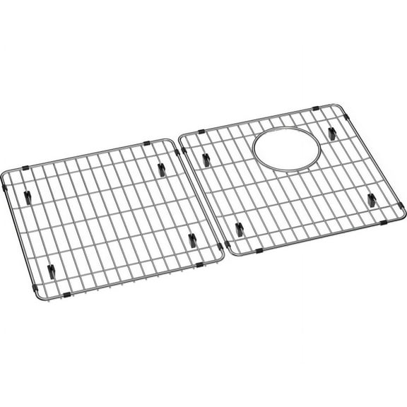 Elkay Stainless Steel 28-1/4" X 14-5/16" X 1-1/4" Bottom Grid Sink Mats