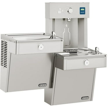 Elkay Stainless Steel Vandal-Resistant Wall Mount Bottom Loading Water Cooler