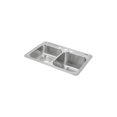 thumbnail image 1 of Elkay Celebrity Stainless Steel 33" x 22" x 10-1/4", 3-Hole Equal Double Bowl Drop-in Sink with Left Small Bowl, 1 of 5