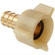 Elkhart Supply 41177 1/2 x 1/2 Female Pipe Thread Brass Swivel Adapter