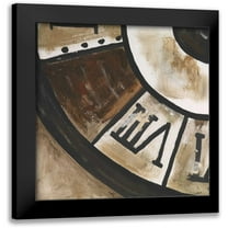 Elki,O 12x12 Black Modern Framed Museum Art Print Titled - Tictac III