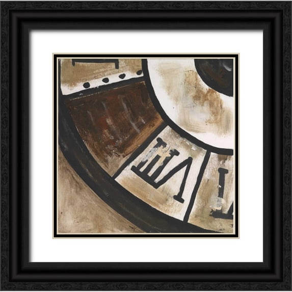 Elki,O 20x20 Black Ornate Wood Framed with Double Matting Museum Art Print Titled - Tictac III