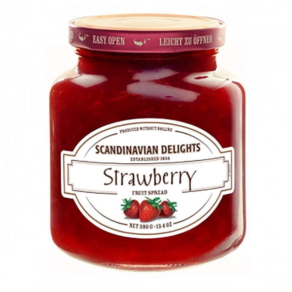 Elki Scandinavian Delights - Strawberry - Fruit Spread, 13 oz