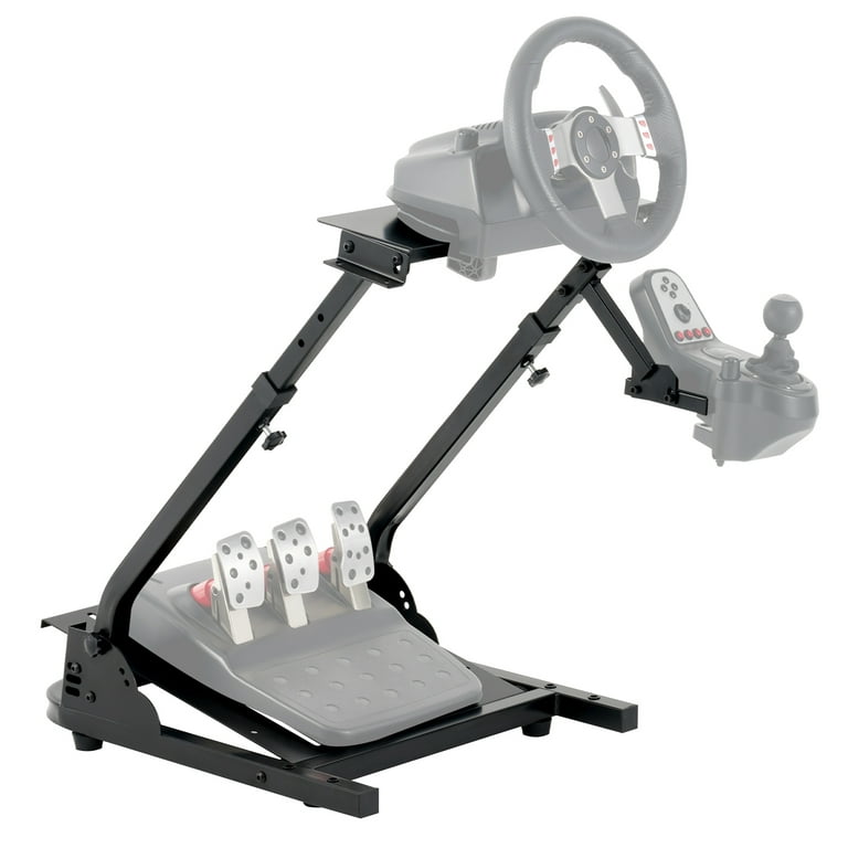 Elkmont Upgraded Foldable G29 Racing Steering Wheel Stand Plus Gearshift  Mount
