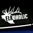 thumbnail image 1 of Elkoholic - Vinyl Decal - Choose Color - [WHITE], 1 of 1