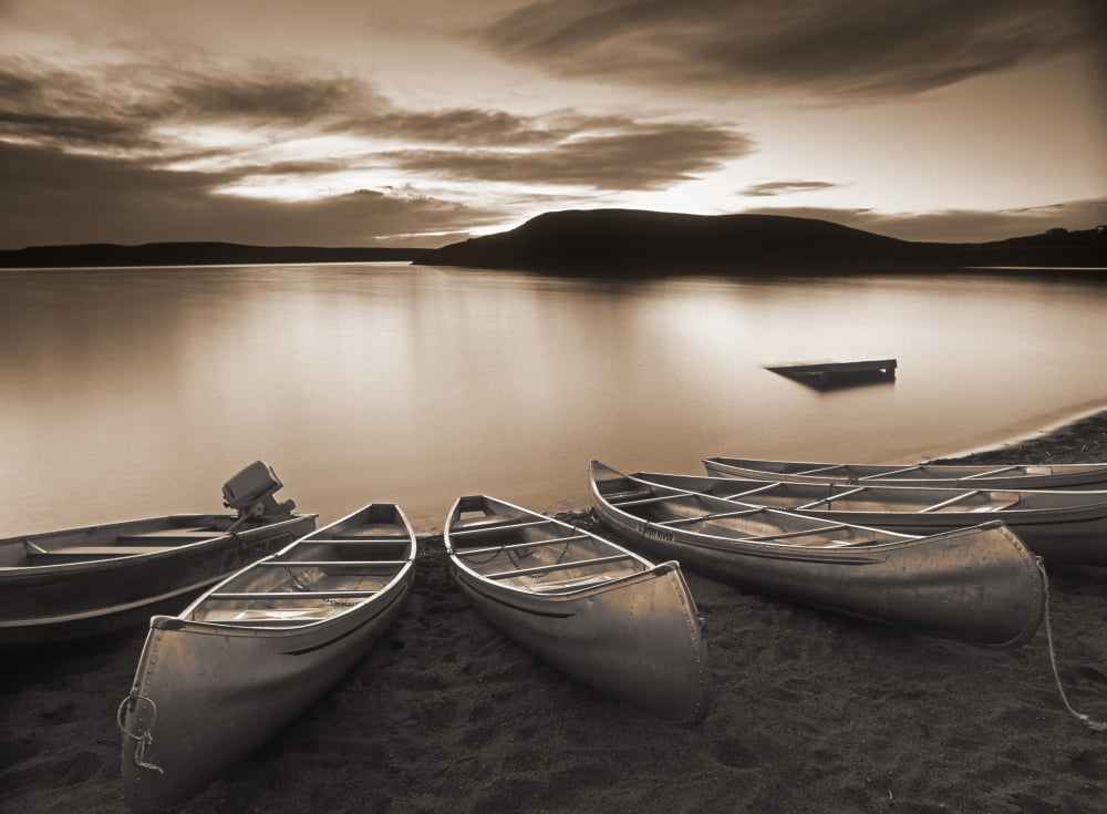 Elkwater Lake Cypress Hills Interprovincial Park Eklwater Alberta Canada Canvas Art - Darwin Wiggett Design Pics (16 x 12)
