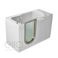 thumbnail image 1 of Ella 03168 4.33 ft. x 28 in. Petite Acrylic Walk-In Soaking Bathtub in White with Right Drain & Door, 1 of 1