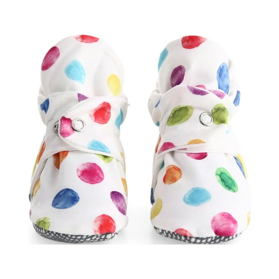 Ella Bonna Fleece Baby Shoes, Newborn Baby Booties, Black, 24-36 Months