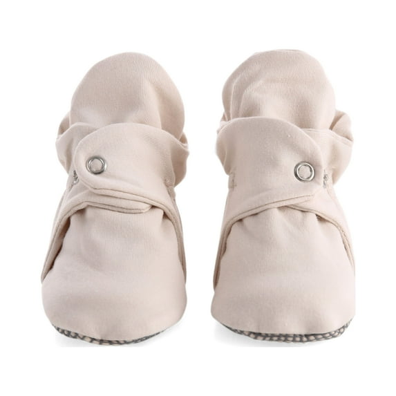 Ella Bonna Soft Baby Shoes, Cotton Baby Booties, Beige, 24-36 Months
