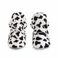 thumbnail image 1 of Ella Bonna Soft Baby Shoes, Cotton Baby Booties, Cow Pattern, 24-36 Months, 1 of 6